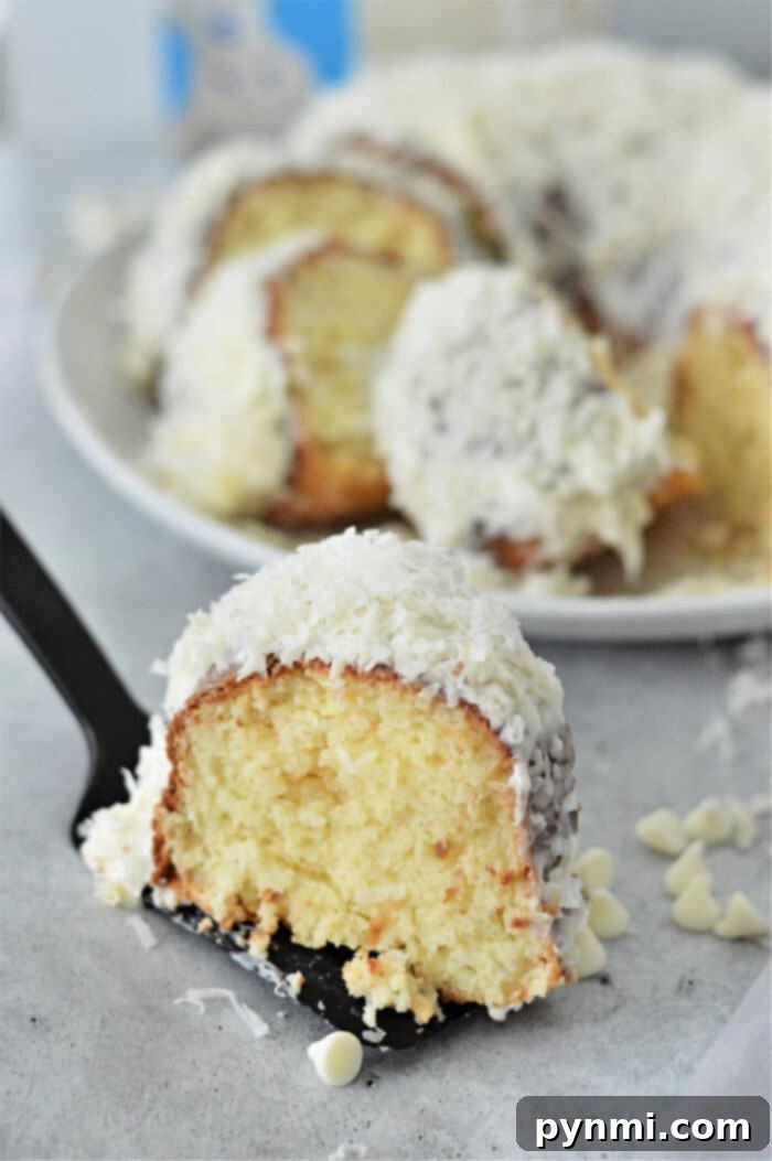 White Chocolate Chip Bundt Cake