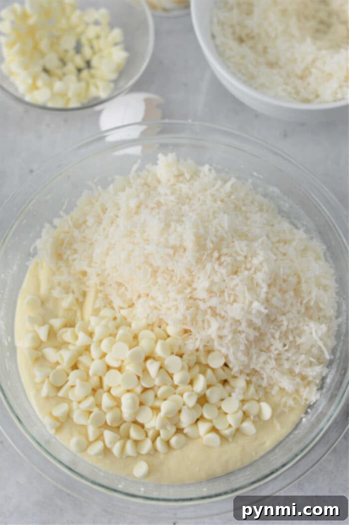 Coconut White Chocolate Bundt Cake