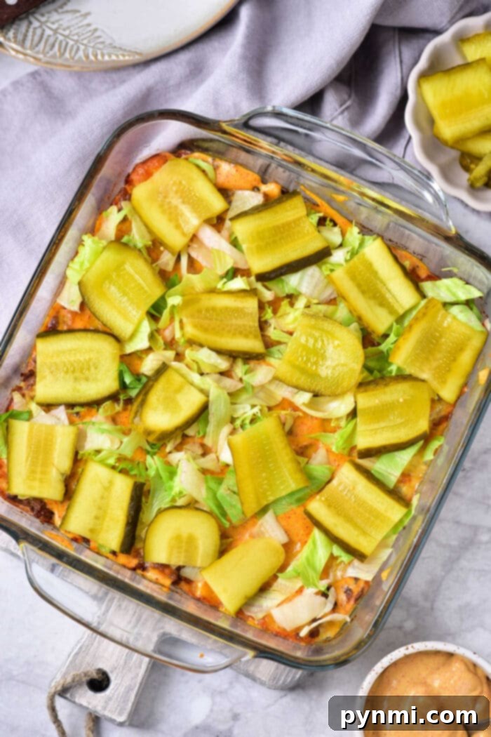 Ultimate Big Mac Bake 11 Big Mac Casserole Recipe