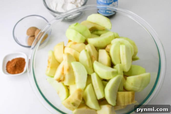 Warm Cinnamon Apple Slices 4 Step-by-Step Guide on How to Slice an Apple for Baking
