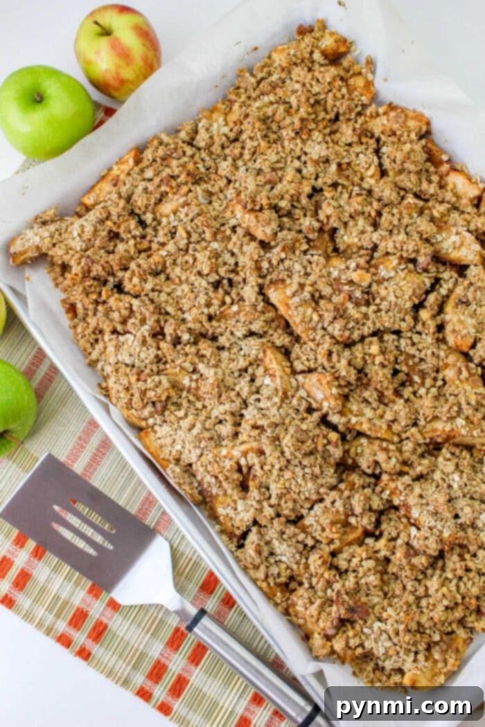 Warm Cinnamon Apple Slices 8 Caramel Apple Slices with Crispy Topping, a perfect fall treat.