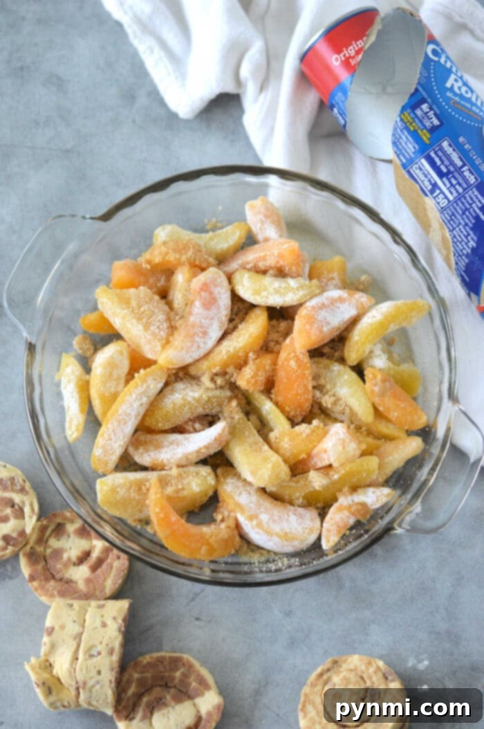 Peachy Cinnamon Swirl Cobbler 4 Cobbler with Frozen Peaches