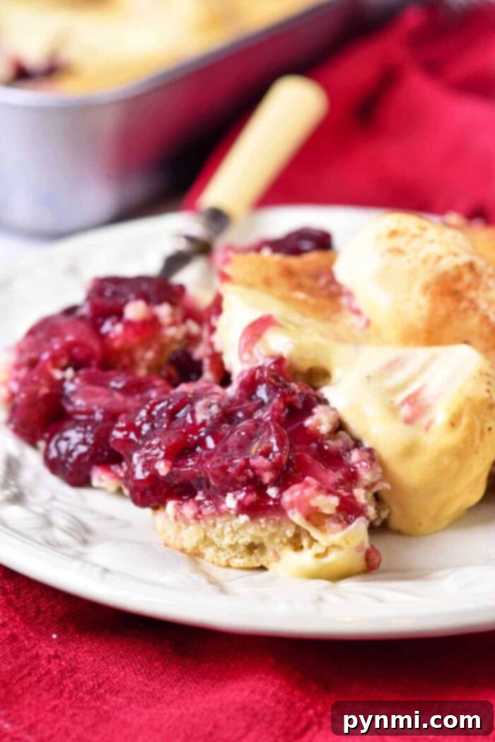 Simple Homemade Cherry Cobbler 7 Bisquick Cherry Cobbler, showing a quick and easy variation