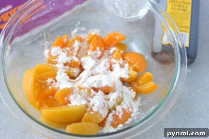Peach Cobbler Egg Roll
