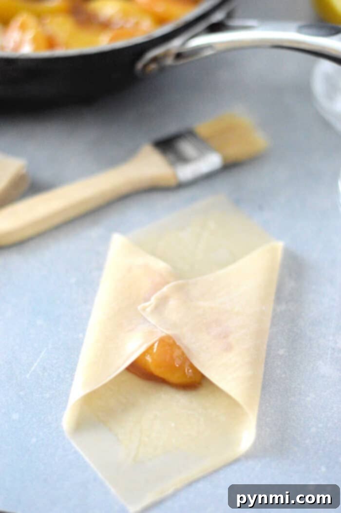 Frozen Peaches Dessert