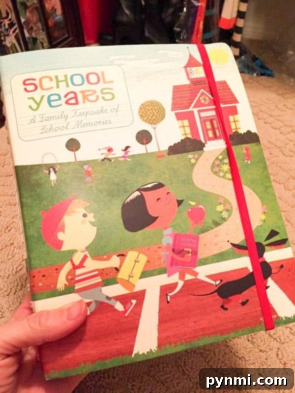 School Memory Book - A dedicated binder for organizing school papers