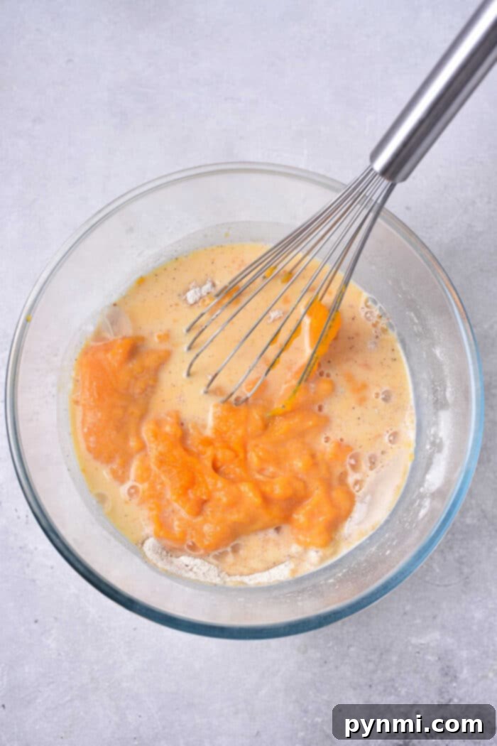 Classic Libby's Pumpkin Pie filling, baked and ready to serve, highlighting the smooth, rich texture.