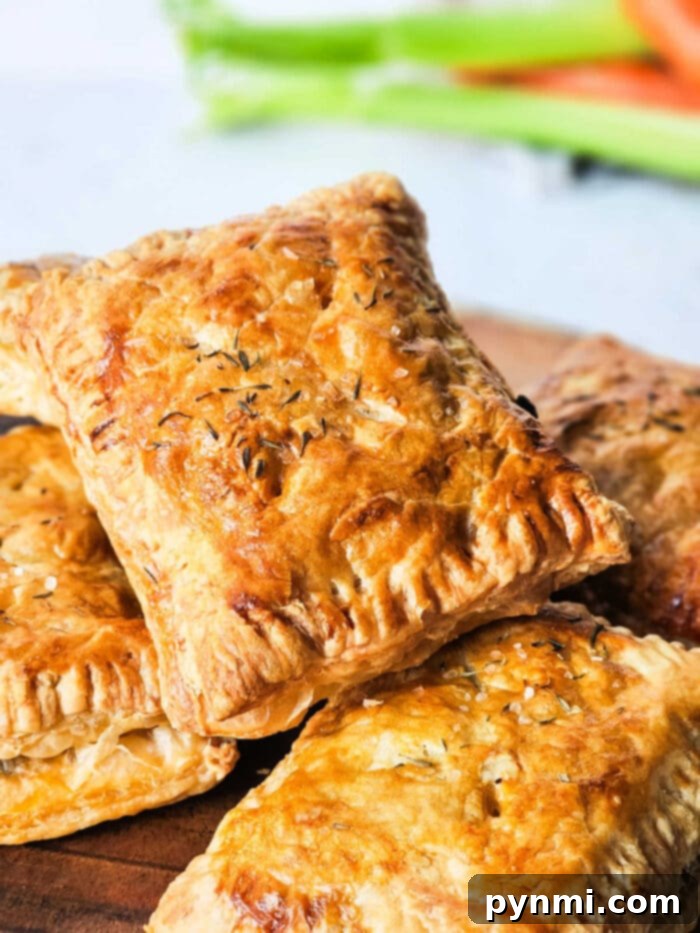 Meat Hand Pies - Savory ground beef hand pies with vegetables