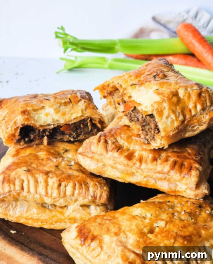 Hand Meat Pies - Assorted hand pies ready to serve