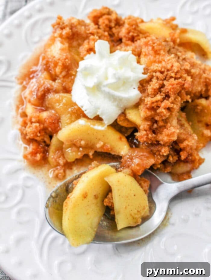 Golden Apple Gratin 2 Scalloped Apples with a graham cracker crumble