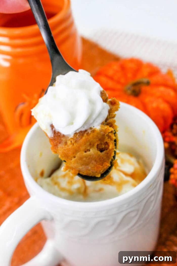 Cozy Pumpkin Mug Delight 6 Pumpkin Mug Cake