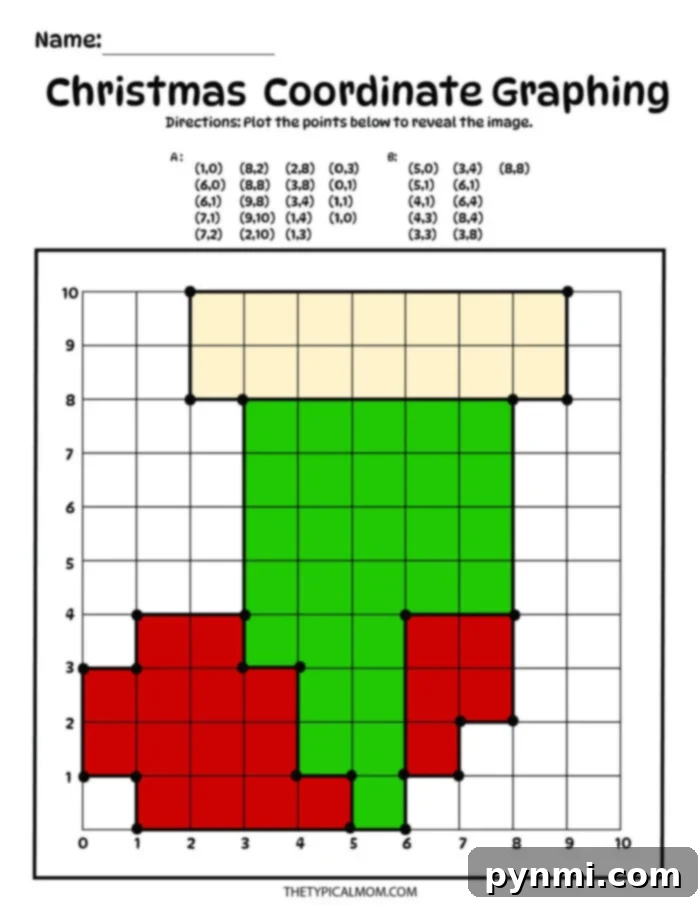 Plot Your Free Mystery Art 6 First Quadrant Coordinate Graph Mystery Picture for foundational learning