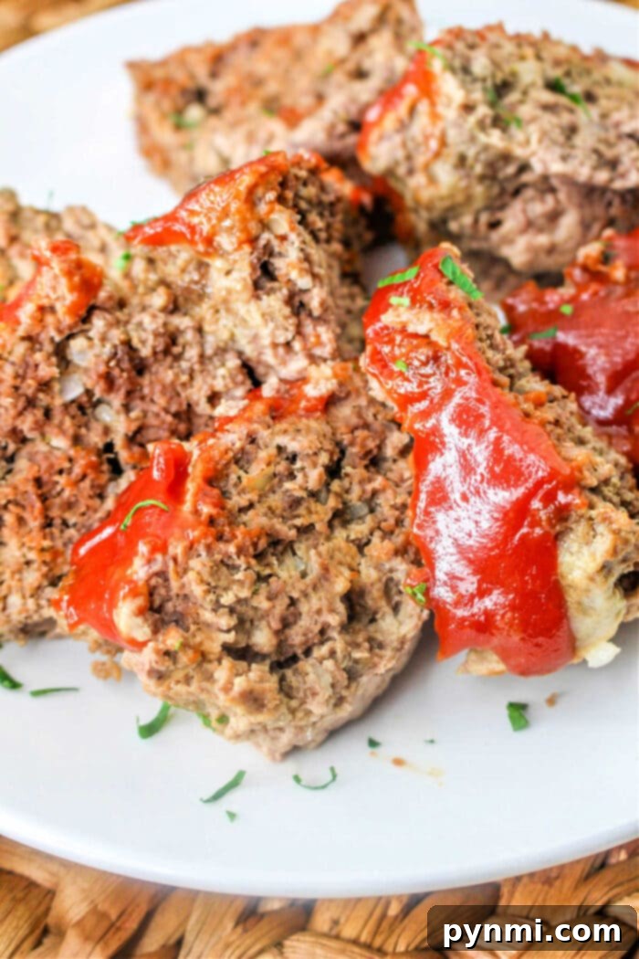 Showstopping Bundt Meatloaf 7 Beautifully baked bundt meatloaf, ready for slicing and serving