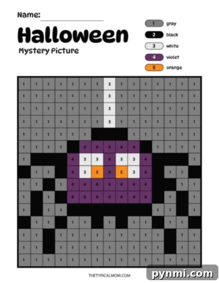 Hidden Pictures Halloween Activity for Kids