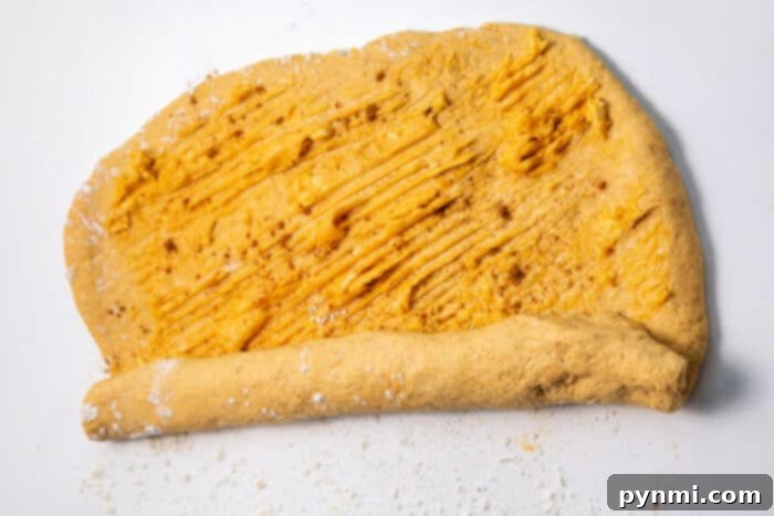 Pumpkin swirl bread, showcasing the beautiful interior pattern