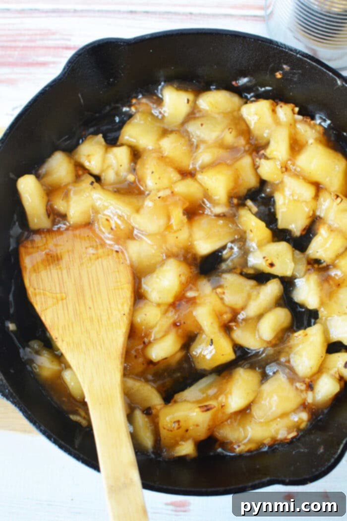 Baked Beans with Apple Pie Filling