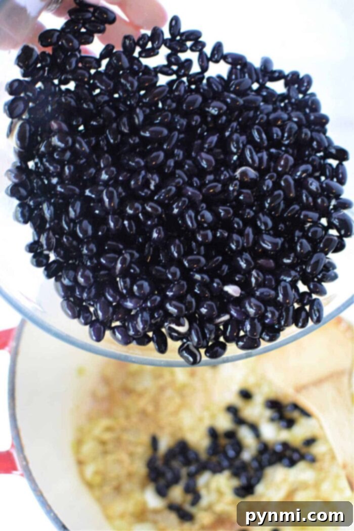 black turtle beans