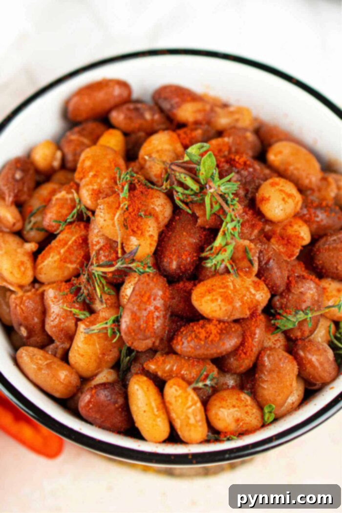 How to Cook Tepary Beans, a vibrant dish showing tender, seasoned tepary beans ready to be served