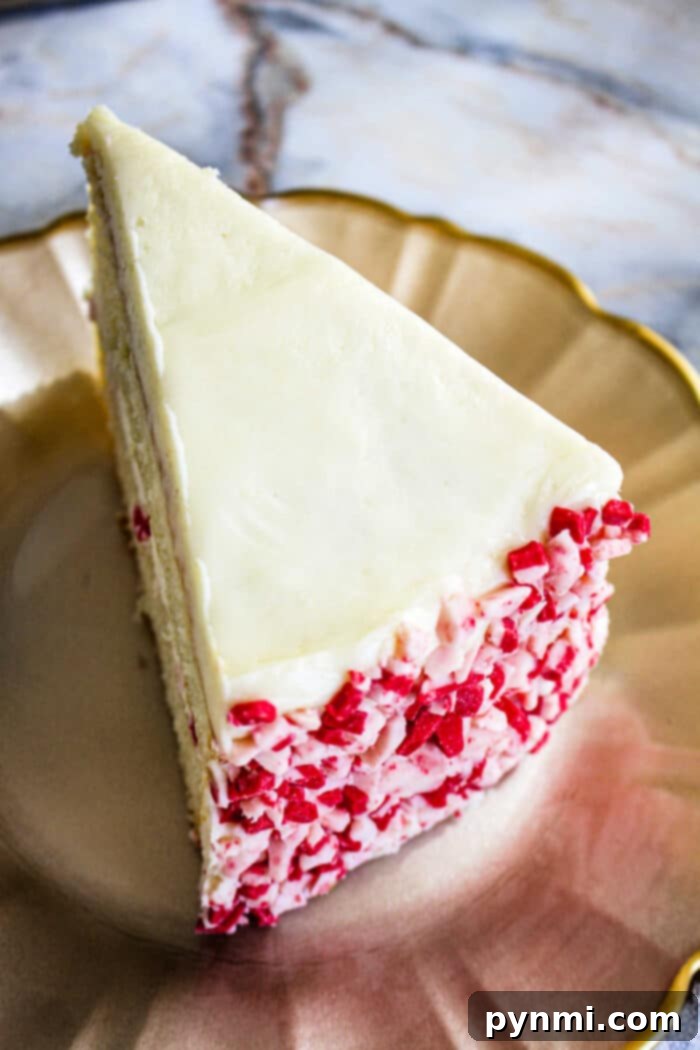 Peppermint Bliss Cake 6 Candy Cane Cake