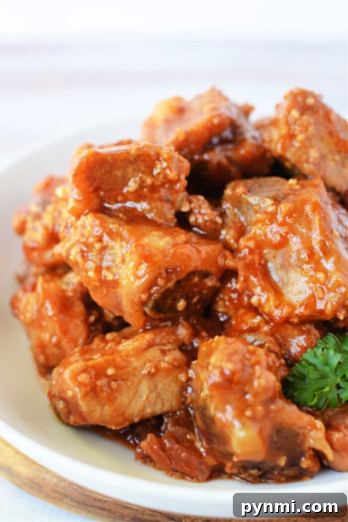 Slow Cooker Riblets with BBQ Sauce