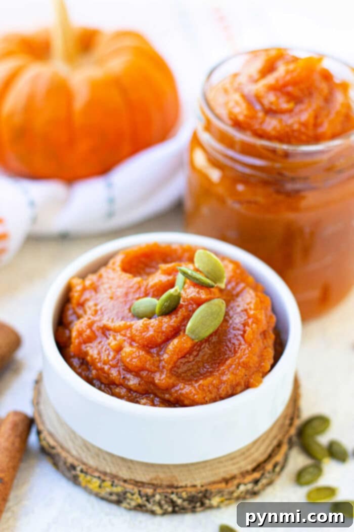 A beautifully presented jar of homemade pumpkin jam, ready to be enjoyed.