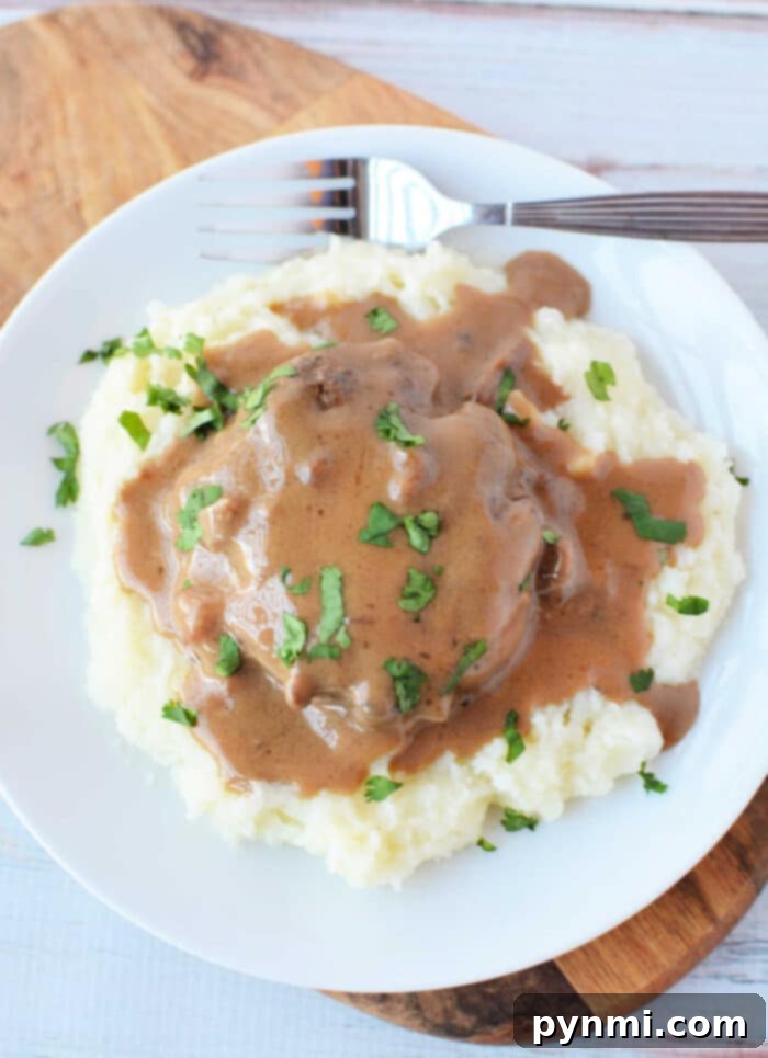 Hearty Slow Cooker Salisbury Steak 2 Slow Cooker Salisbury Steak