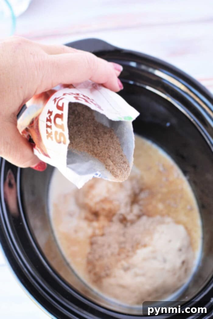 Hearty Slow Cooker Salisbury Steak 3 Crockpot Salisbury Steak with Cream of Mushroom Soup