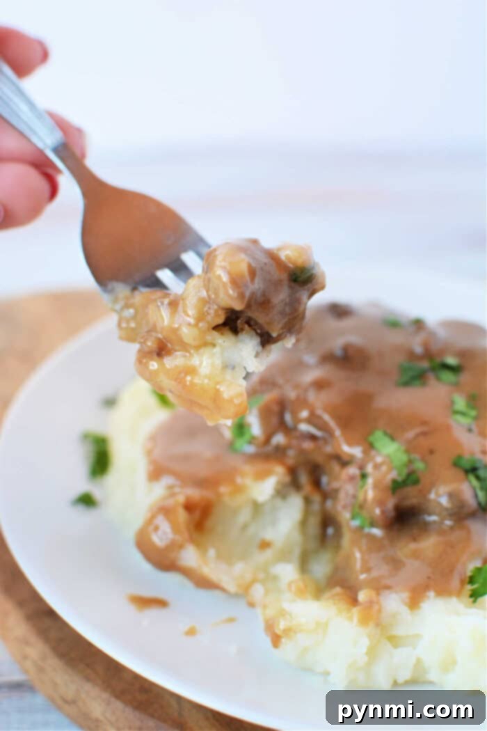 Hearty Slow Cooker Salisbury Steak 7 Crockpot Salisbury Steak