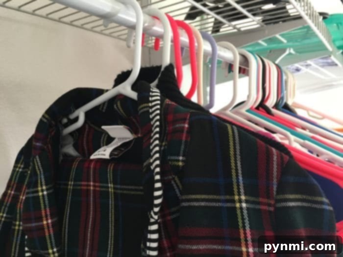Organizing your laundry room with an accessible hanging rod