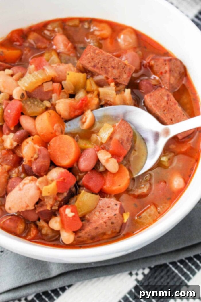 Ultimate Slow Cooker 15 Bean Soup 7 15 Bean Soup with Ham Slow Cooker