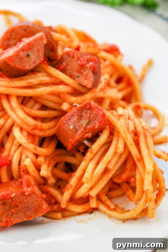 Sausage Spaghetti