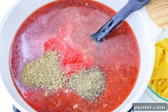 Dutch Oven Lasagna Soup