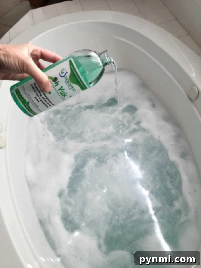 Secrets to Sparkling Jacuzzi Jets 2 what is the best cleaner for jetted tubs, showcasing a clean, inviting jetted tub after effective maintenance.
