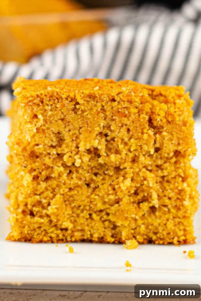 Velvet Sweet Potato Cornbread 2 Sweet Potato Cornbread