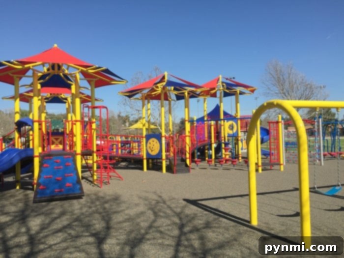 Special needs park Temecula featuring accessible ramps and adaptive swings.
