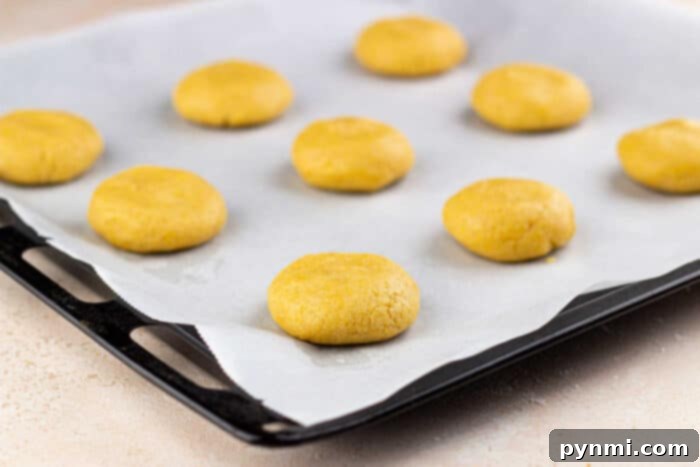 Cornbread Crumble Cookie: A single cookie on a cooling rack