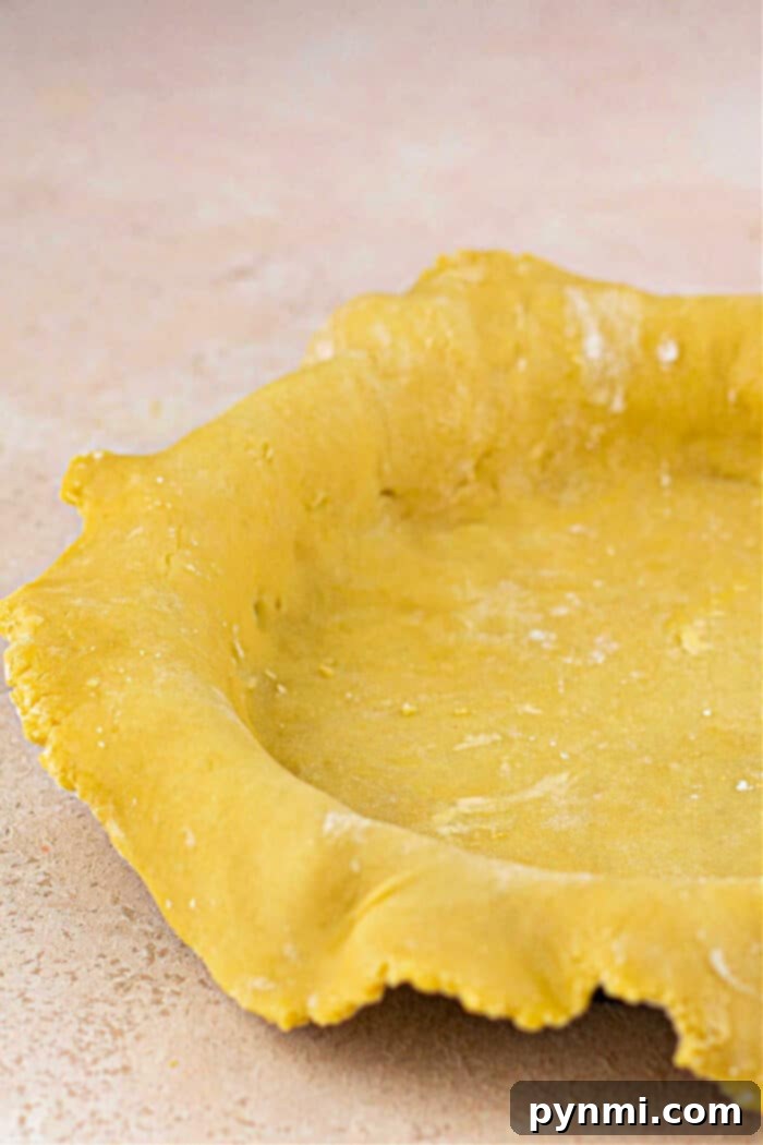 Buttery Shortbread Pie Crust 11 Finished Shortbread Pie Crust with Apple Pie filling