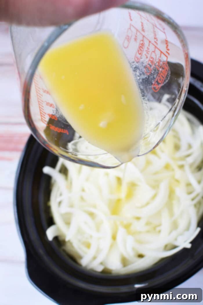 Slow Cooker Onions Caramelized