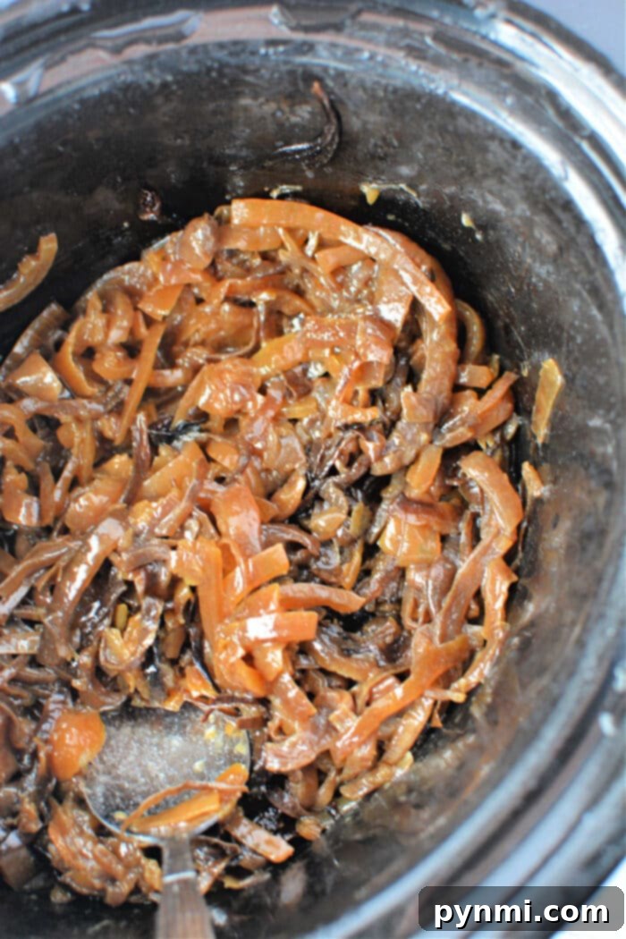 Crockpot Caramelized Onions