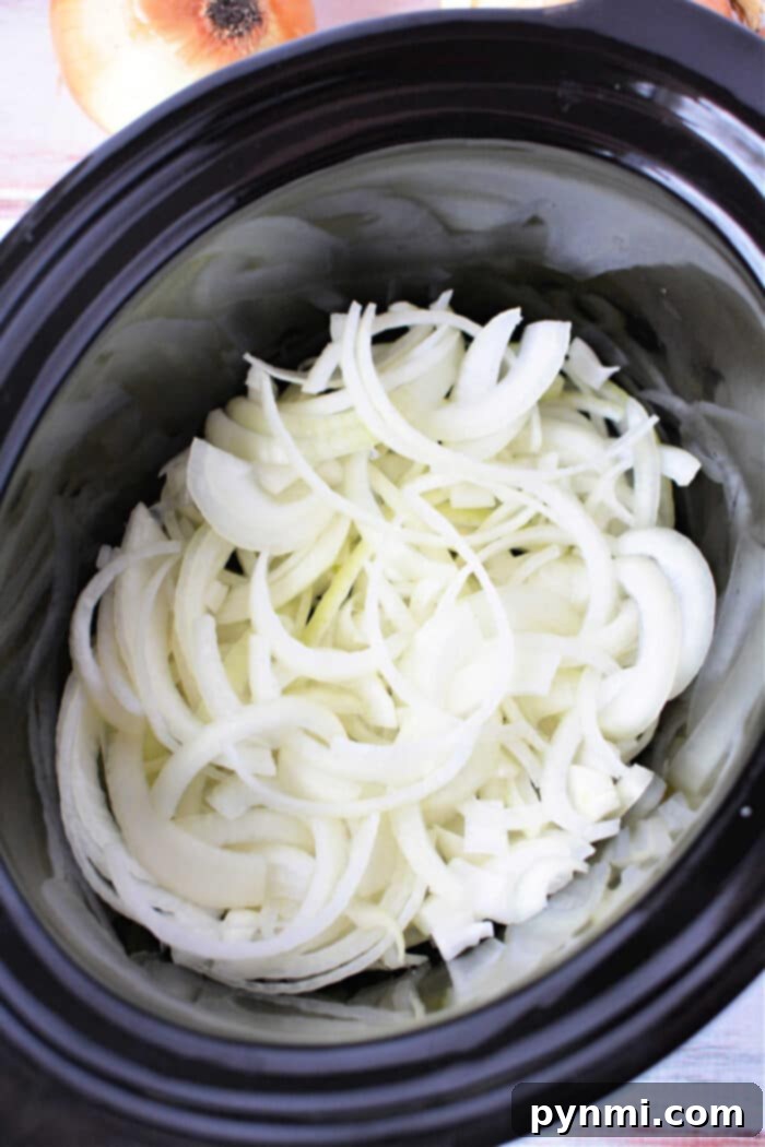 Caramelize Onions in Slow Cooker