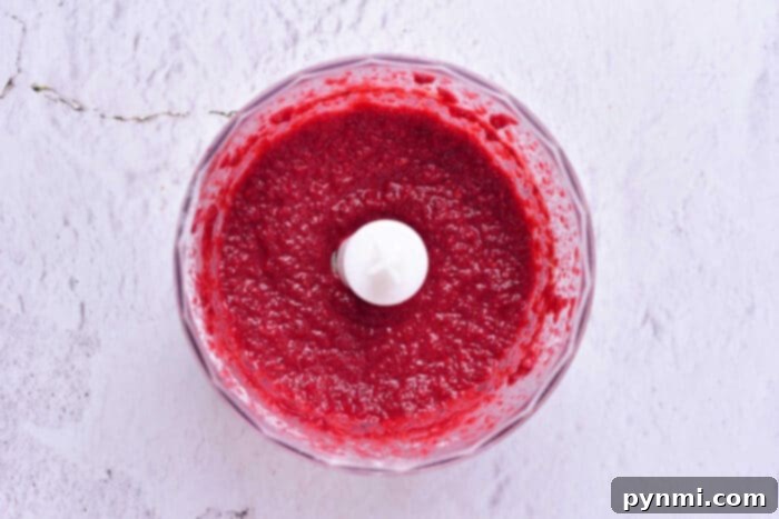 pureed beets