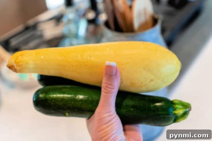 Whole roasted zucchini on a serving plate, showing a simple and healthy preparation.