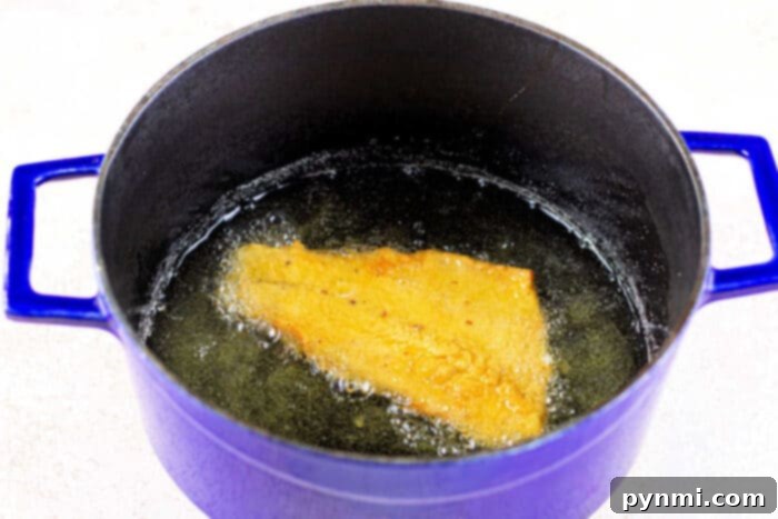 Golden Cornmeal Fish Fry 5 Frying Fish with Cornmeal