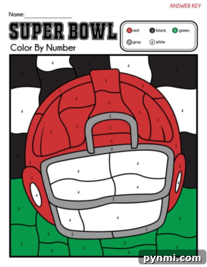 Score Big with Super Bowl Coloring Pages 7 Coloring Pages Football theme