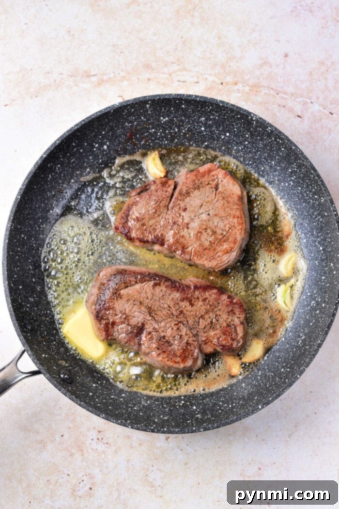 Steak Medallions in the Pan