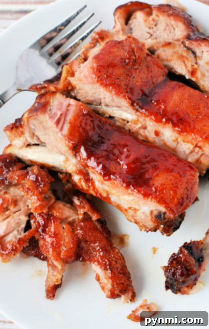Reinventing Leftover Ribs 2 Leftover Ribs Recipes: A plate of perfectly cooked ribs ready for creative repurposing