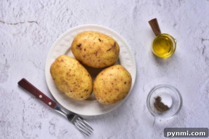 Crisp Perfection: Convection Baked Potatoes 3 potato in convection oven