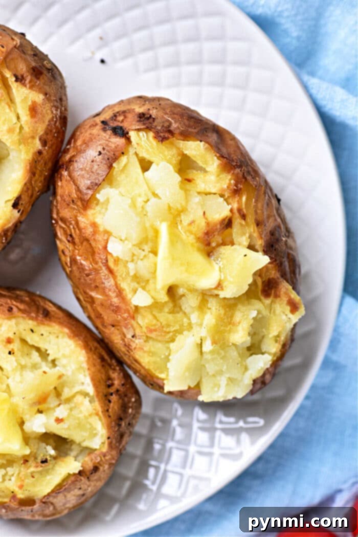 Crisp Perfection: Convection Baked Potatoes 7 baked potato in convection oven