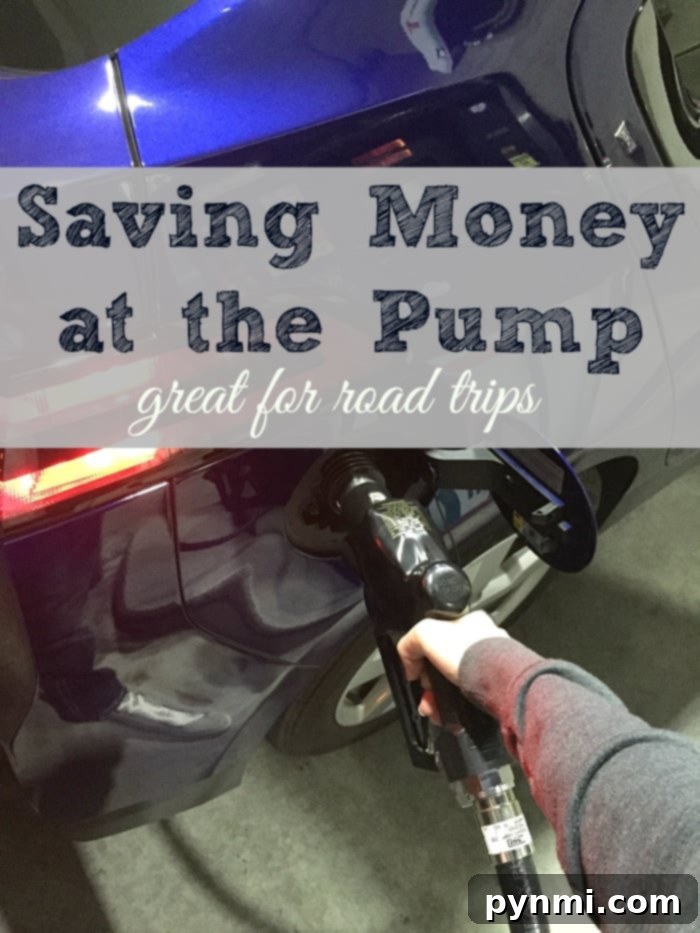 Image showcasing a mobile phone with a gas saving app, illustrating how to save money on gas using technology