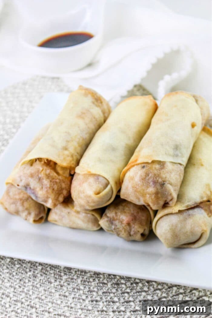 Ninja Foodi Spring Rolls - Perfectly crispy spring rolls cooked in a Ninja Foodi air fryer.